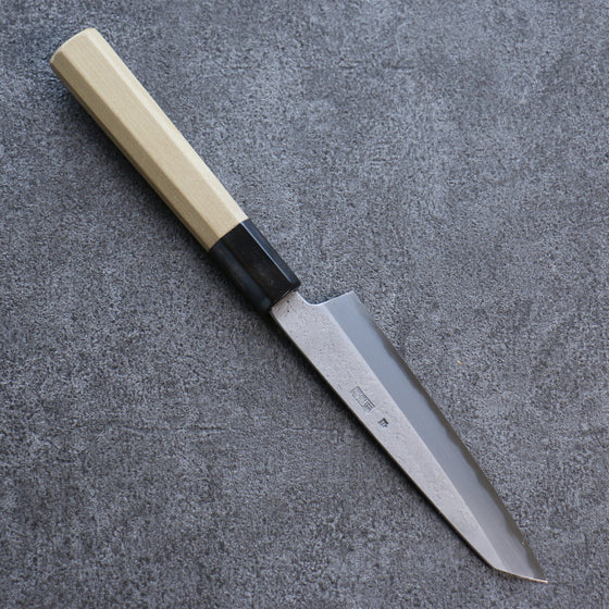 Kikuzuki White Steel No.2 Nashiji Kiritsuke Petty-Utility 135mm Magnolia Handle - Seisuke Knife