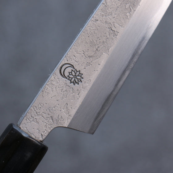 Kikuzuki White Steel No.2 Nashiji Kiritsuke Petty-Utility 135mm Magnolia Handle - Seisuke Knife