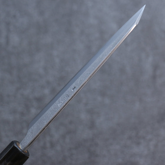 Kikuzuki White Steel No.2 Nashiji Kiritsuke Petty-Utility 135mm Magnolia Handle - Seisuke Knife