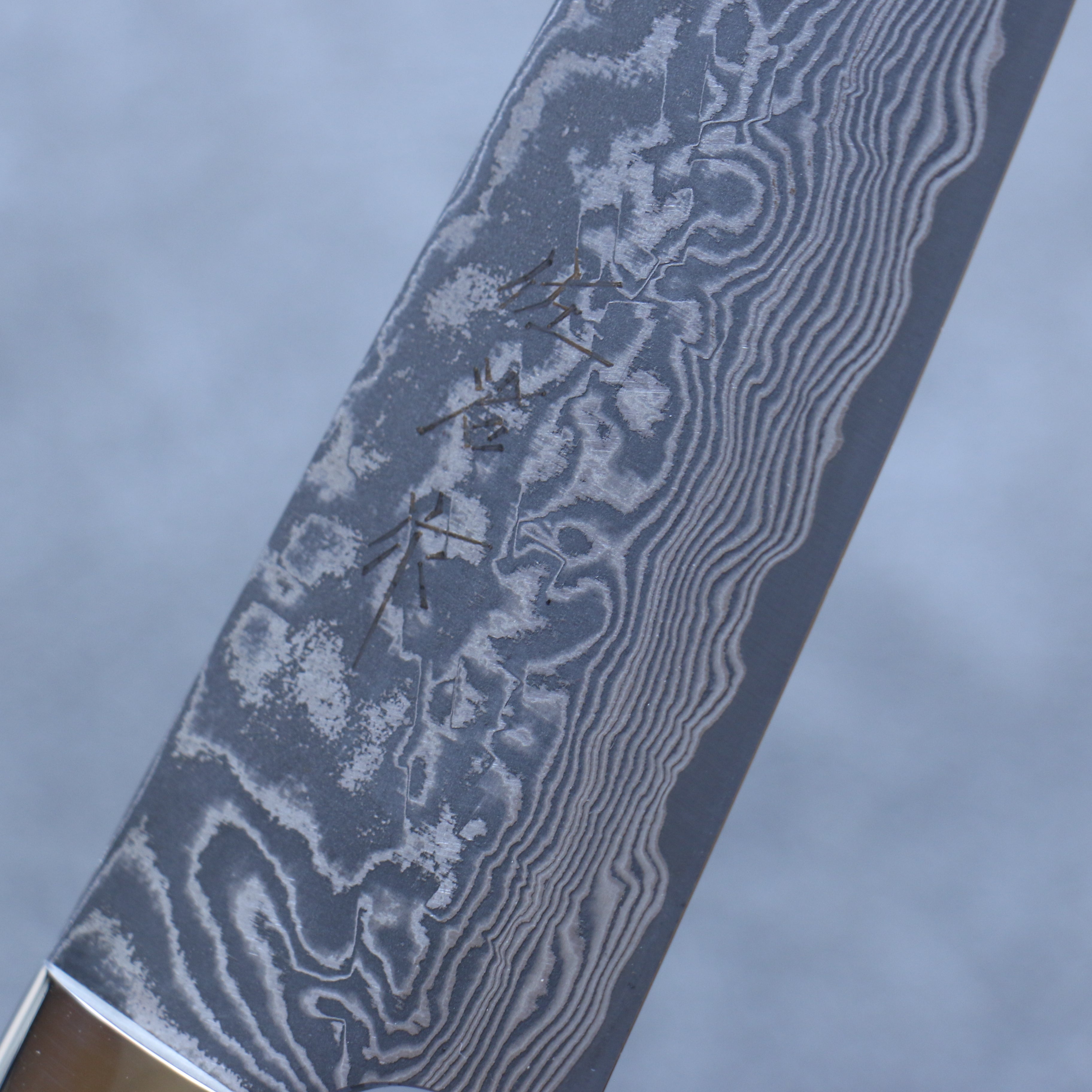Takeshi Saji SG2 Black Damascus Gyuto 180mm Ironwood Handle - Seisuke Knife