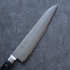 Seisuke VG5 Hammered Kasumitogi Gyuto 240mm Black Pakka wood Handle - Seisuke Knife