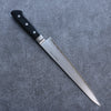 Seisuke VG5 Hammered Kasumitogi Sujihiki 240mm Black Pakka wood Handle - Seisuke Knife