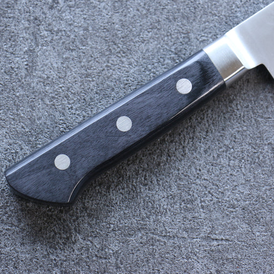 Seisuke VG5 Hammered Kasumitogi Sujihiki 240mm Black Pakka wood Handle - Seisuke Knife