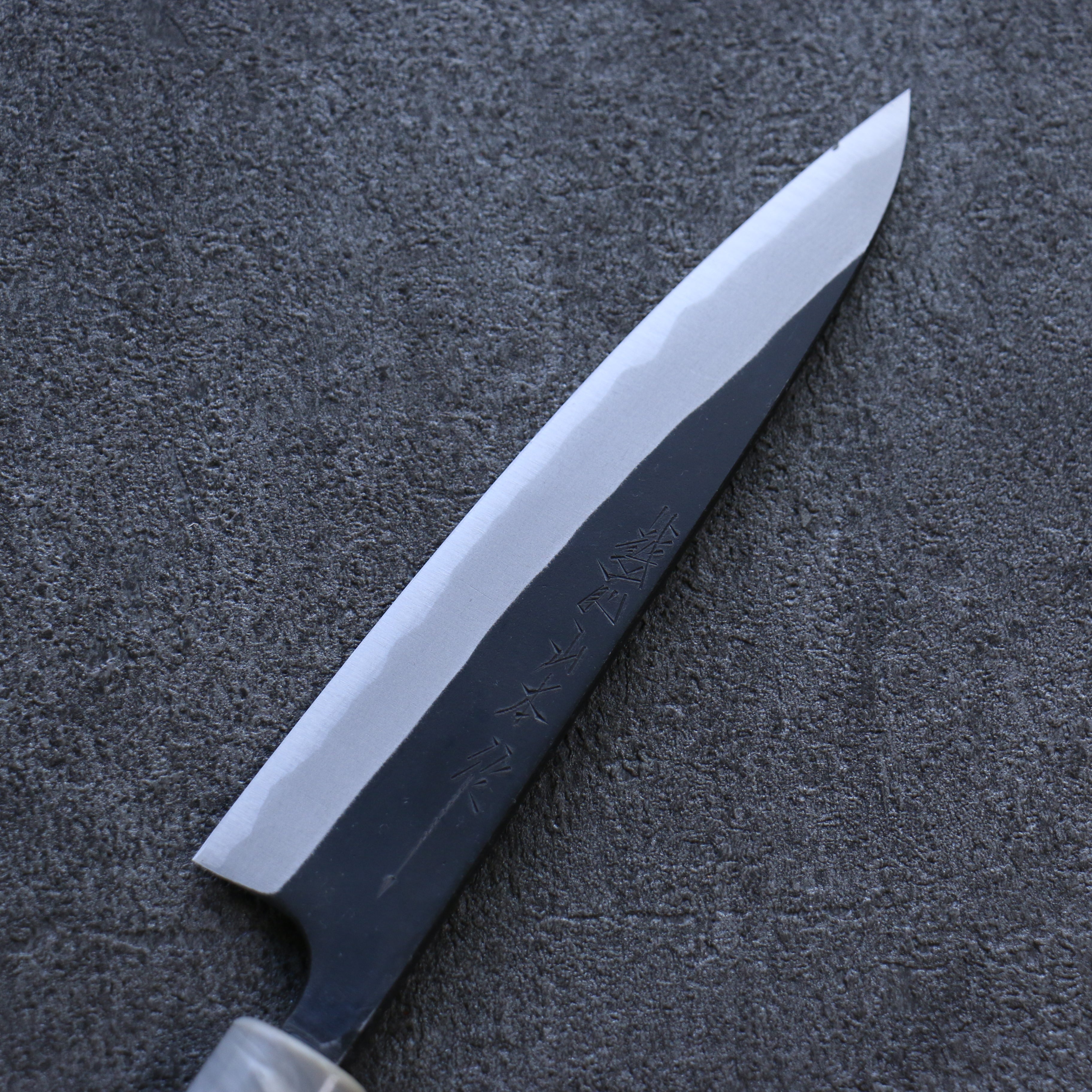 Nao Yamamoto White Steel No.2 Kurouchi Petty-Utility 135mm Cherry Wood Handle - Seisuke Knife