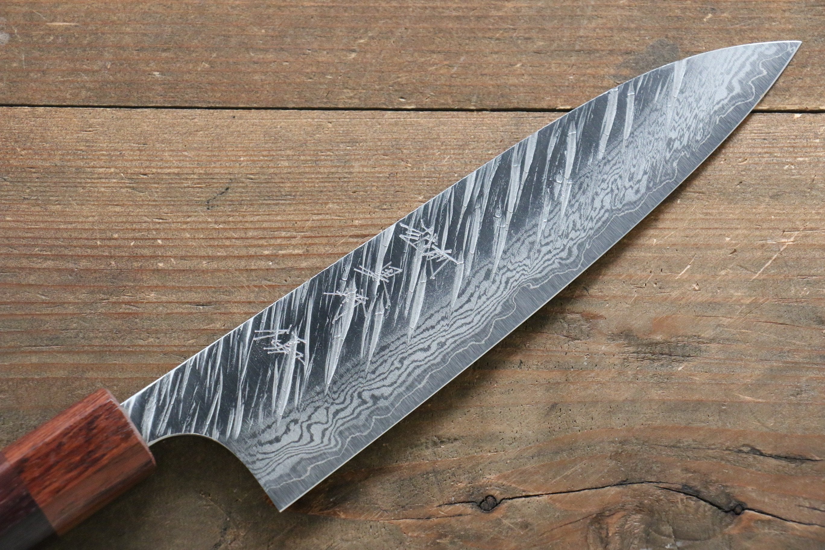 Yu Kurosaki Fujin VG10 Hammered Damascus Gyuto 180mm - Seisuke Knife