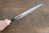 Sakai Takayuki Kasumitogi White Steel Yanagiba Magnolia Handle - Seisuke Knife