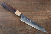  Yu Kurosaki Senko SG2 Hammered Petty-Utility 150mm with Shitan Handle (Blonde Ferrule) - Seisuke Knife