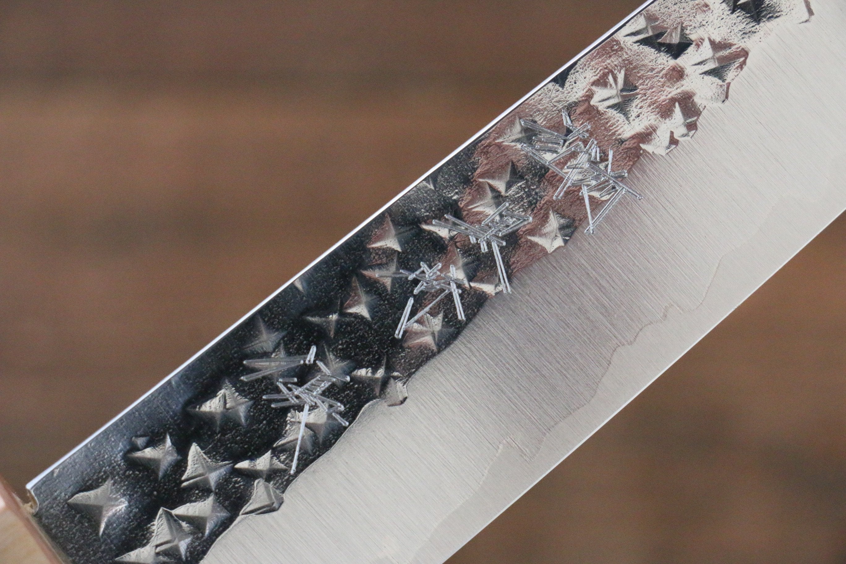 Yu Kurosaki Senko SG2 Hammered Petty-Utility 150mm with Shitan Handle (Blonde Ferrule) - Seisuke Knife