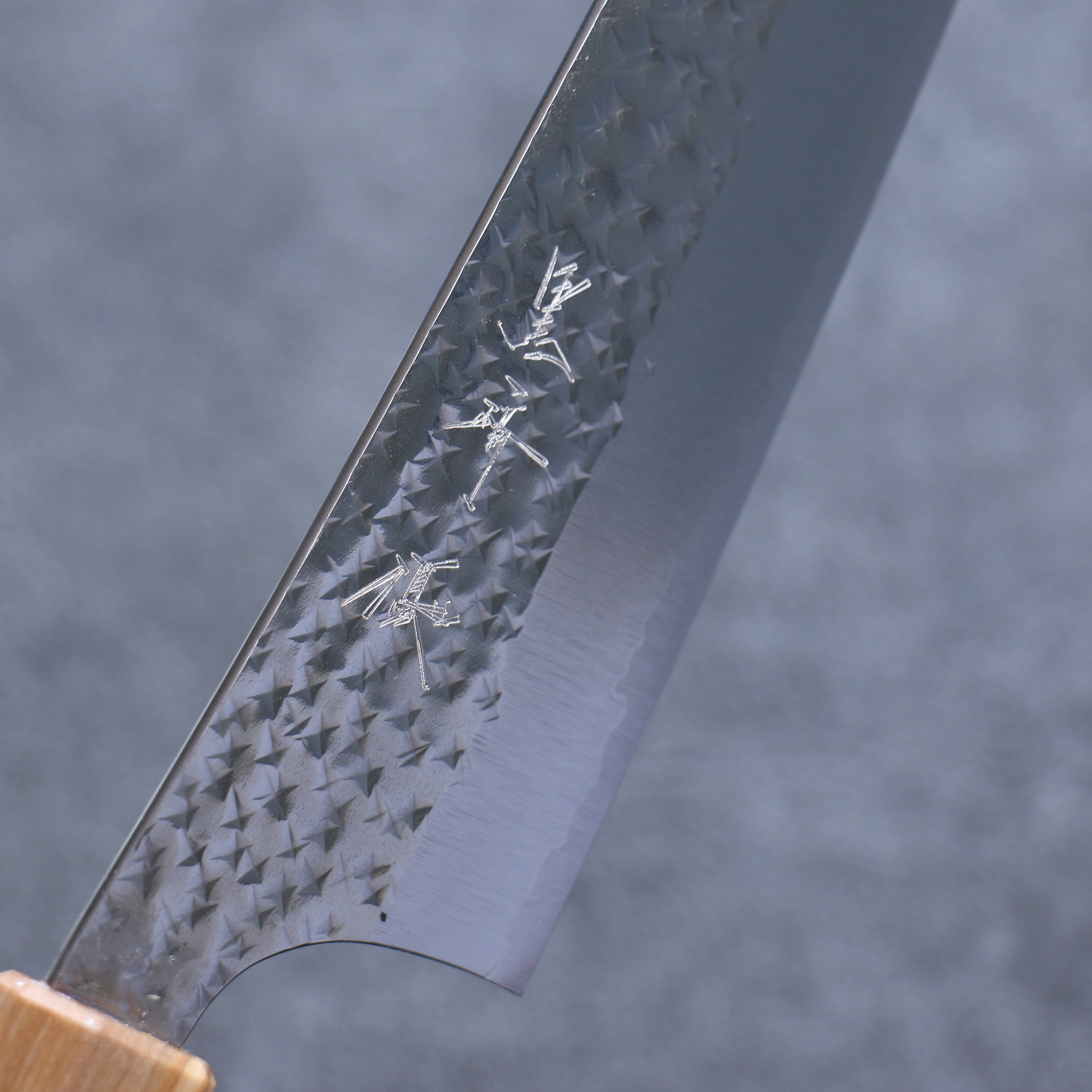 Yu Kurosaki Senko Ei SG2 Hammered Gyuto 210mm Olive tree(ferrule: Turquoise) Handle - Seisuke Knife