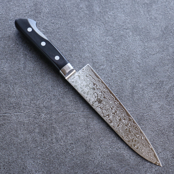 Seisuke AUS10 45 Layer Damascus Gyuto 180mm Black Pakka wood Handle - Seisuke Knife