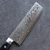 Seisuke AUS10 45 Layer Damascus Usuba 165mm Black Pakka wood Handle - Seisuke Knife