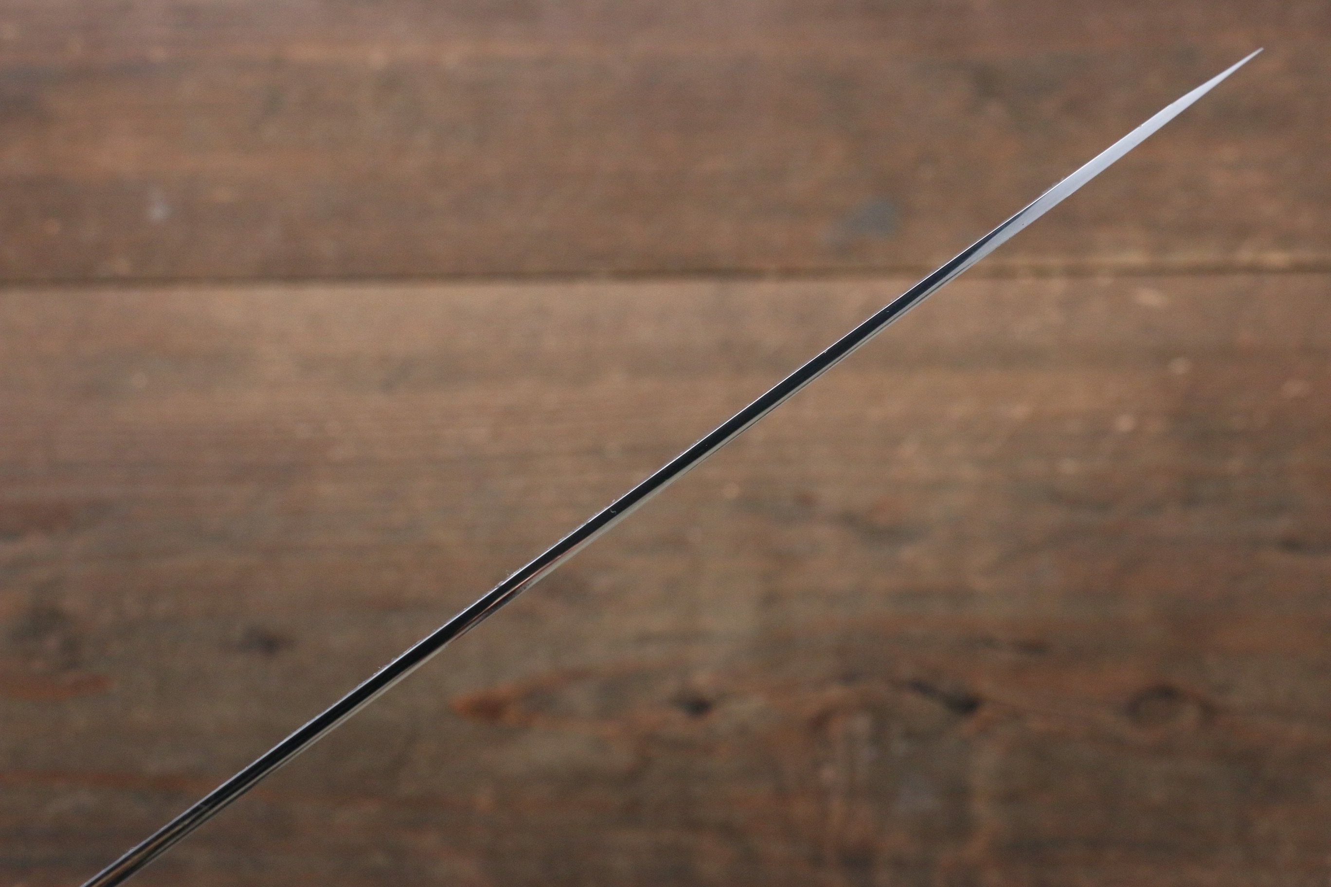 Seisuke [Left Handed] Blue Steel No.2 Hammered Kurouchi Gyuto 210mm Shitan Handle - Seisuke Knife
