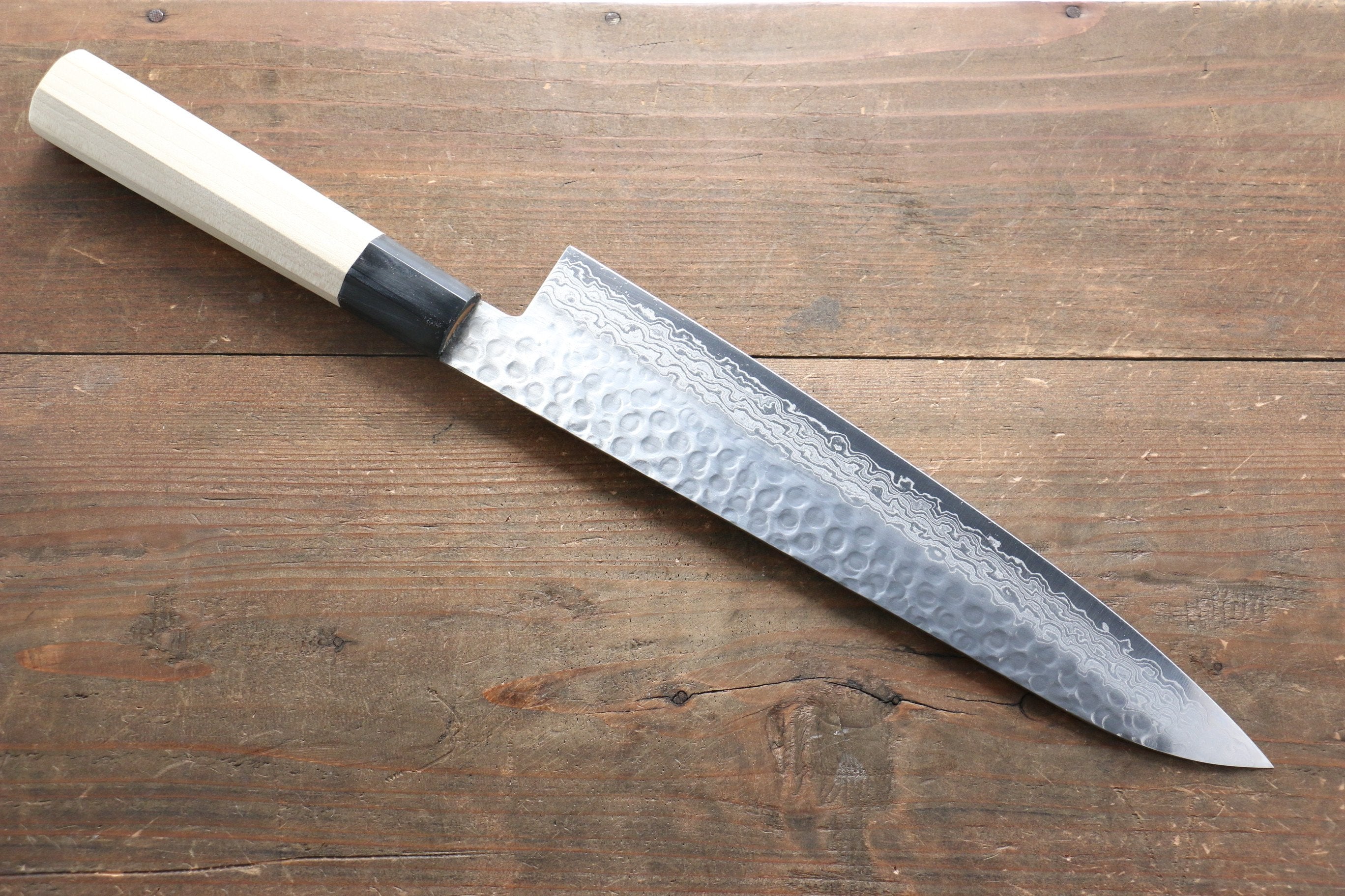 Sakai Takayuki 45 Layer Damascus AUS10 Stain Resistant Steel Gyuto Japanese Chef Knife 240mm - Seisuke Knife
