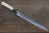 Sakai Takayuki Kasumitogi White Steel Fuguhiki Magnolia Handle - Seisuke Knife - Slide 1