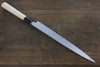 Sakai Takayuki Kasumitogi White Steel Fuguhiki Magnolia Handle - Seisuke Knife - Slide 2