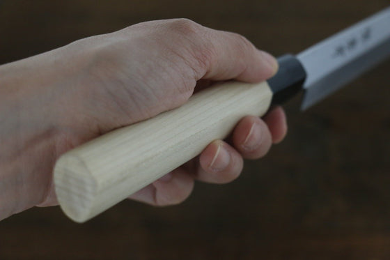 Sakai Takayuki Kasumitogi White Steel Fuguhiki Magnolia Handle - Seisuke Knife