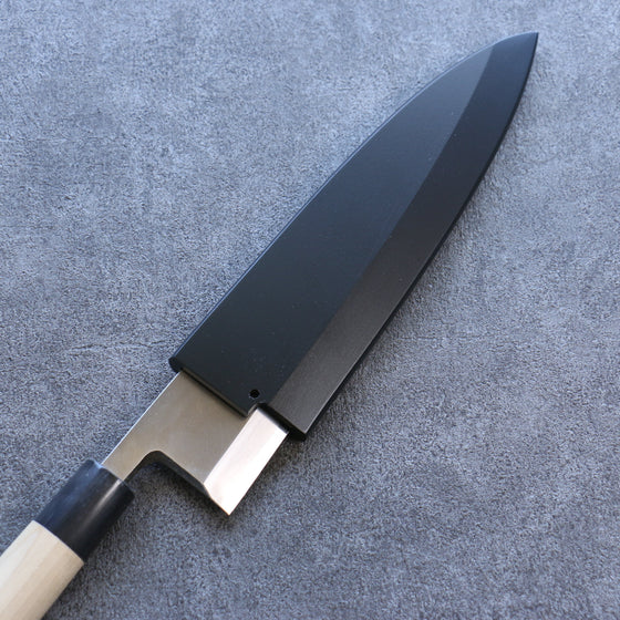 Black Magnolia Sheath for 210mm Deba with Plywood pin Kaneko - Seisuke Knife