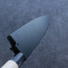 Black Magnolia Sheath for 210mm Deba with Plywood pin Kaneko - Seisuke Knife