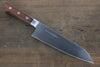 Sakai Takayuki Honyaki Blue Steel No.2 Japanese Chef's Santoku Knife 180mm - Seisuke Knife - Slide 1