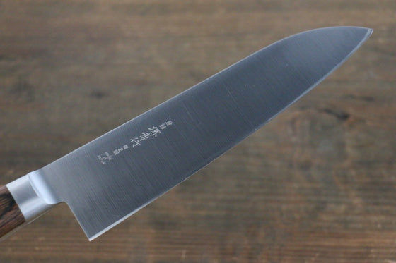 Sakai Takayuki Honyaki Blue Steel No.2 Japanese Chef's Santoku Knife 180mm - Seisuke Knife