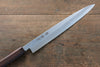 Sakai Takayuki Nanairo INOX Molybdenum Yanagiba 270mm with Retro Wood Grain ABS Resin Handle - Seisuke Knife - Slide 3