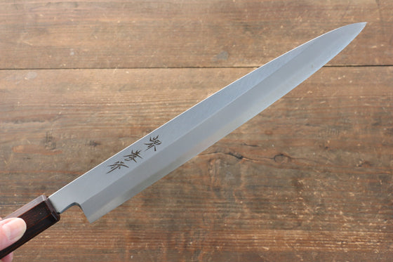 Sakai Takayuki Nanairo INOX Molybdenum Yanagiba 270mm with Retro Wood Grain ABS Resin Handle - Seisuke Knife