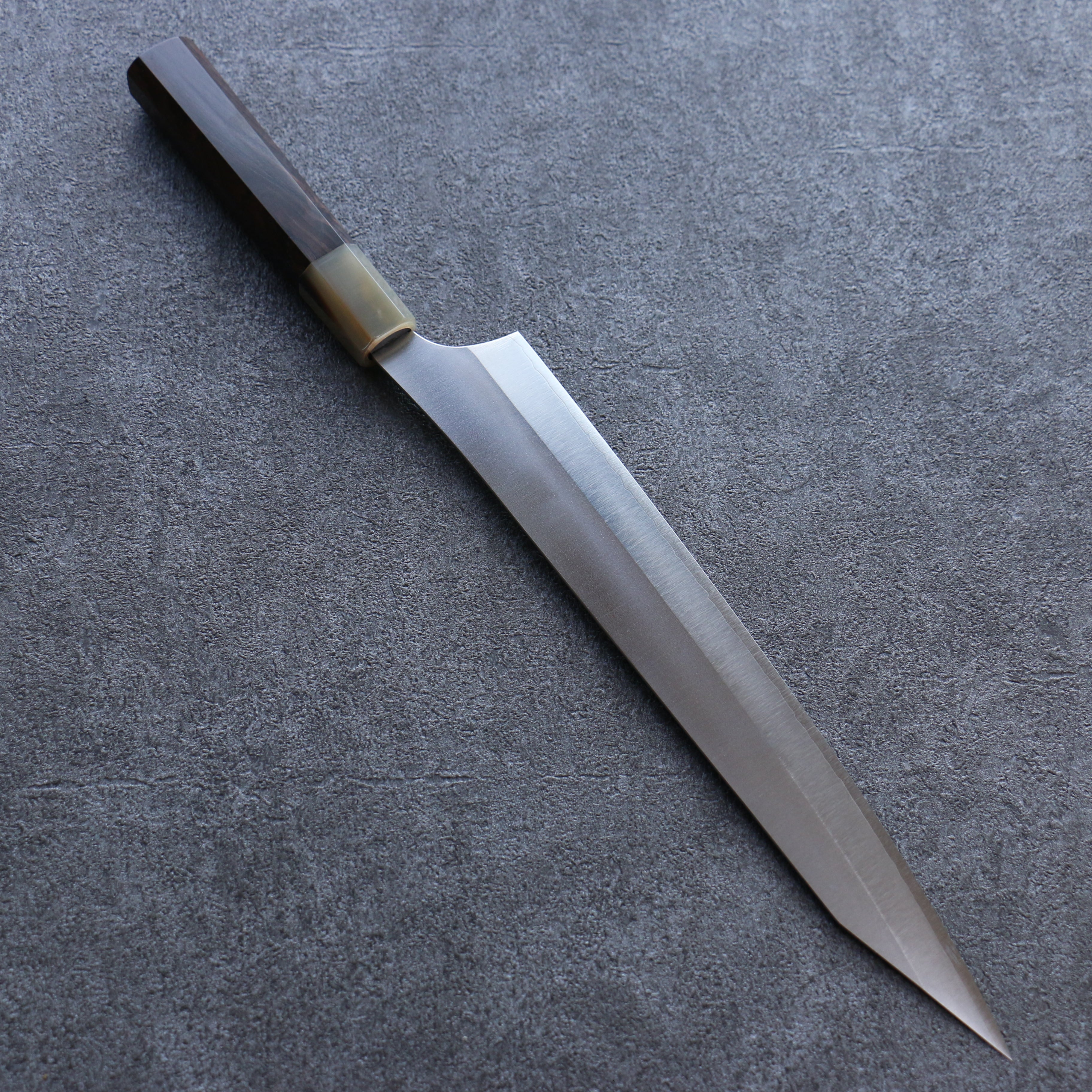 Yu Kurosaki New Gekko VG-XEOS Sujihiki 270mm Ebony Wood (ferrule: White Water Buffalo Horn) Handle - Seisuke Knife