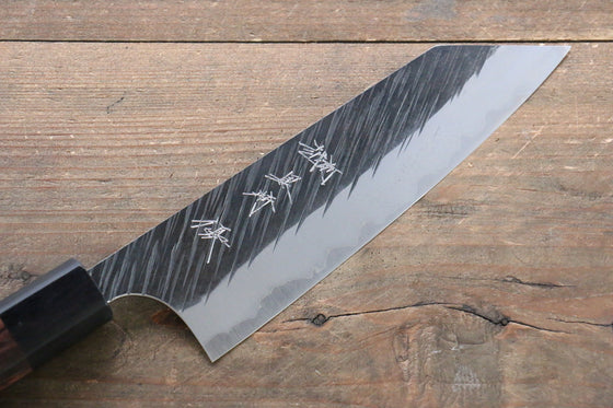 Yu Kurosaki Fujin Blue Super Hammered Bunka 165mm Shitan Handle - Seisuke Knife