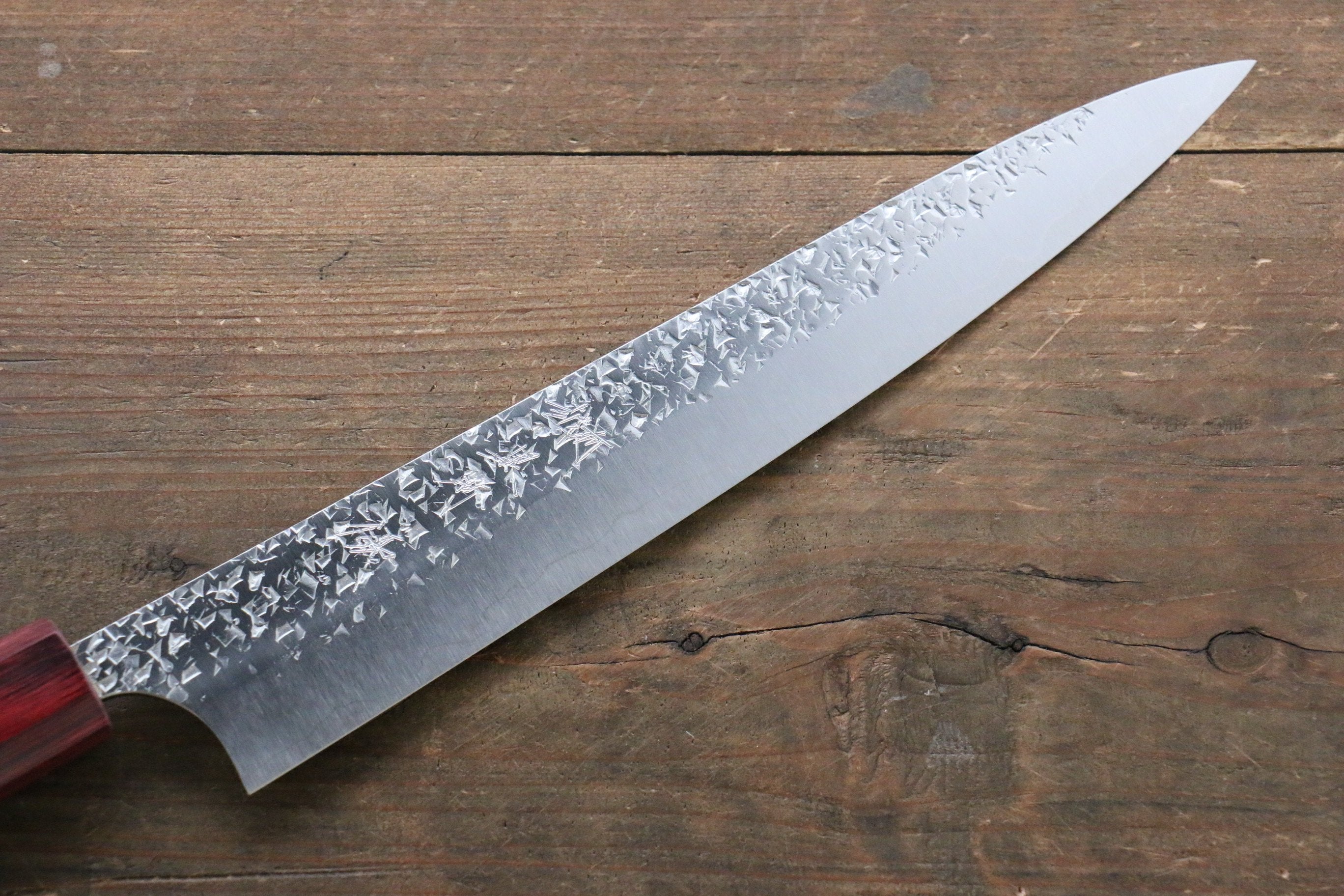 Yu Kurosaki Shizuku SG2 Hammered Sujihiki 240mm - Seisuke Knife