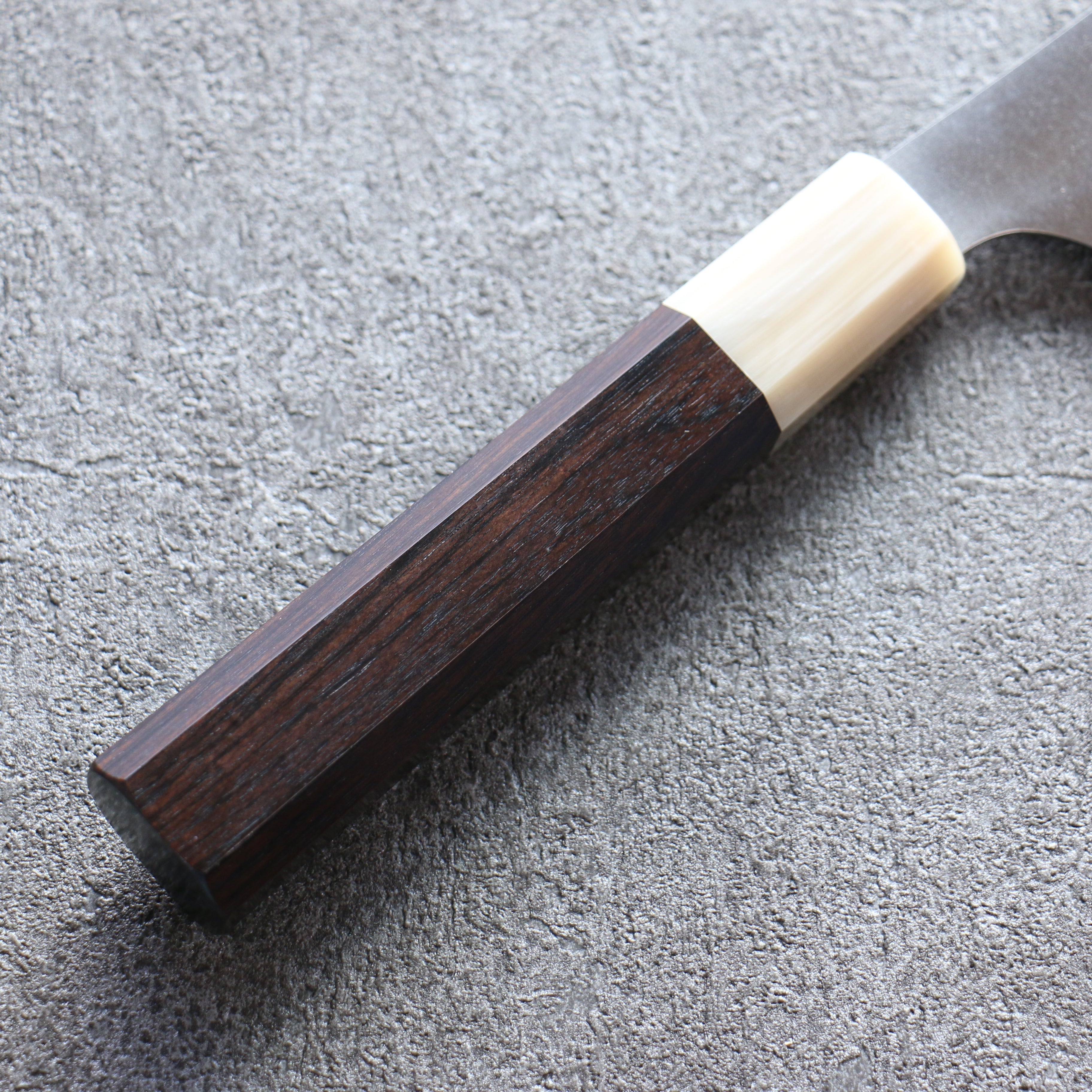 Yu Kurosaki New Gekko VG-XEOS Gyuto 210mm Ebony Wood (ferrule: White Water Buffalo Horn) Handle - Seisuke Knife