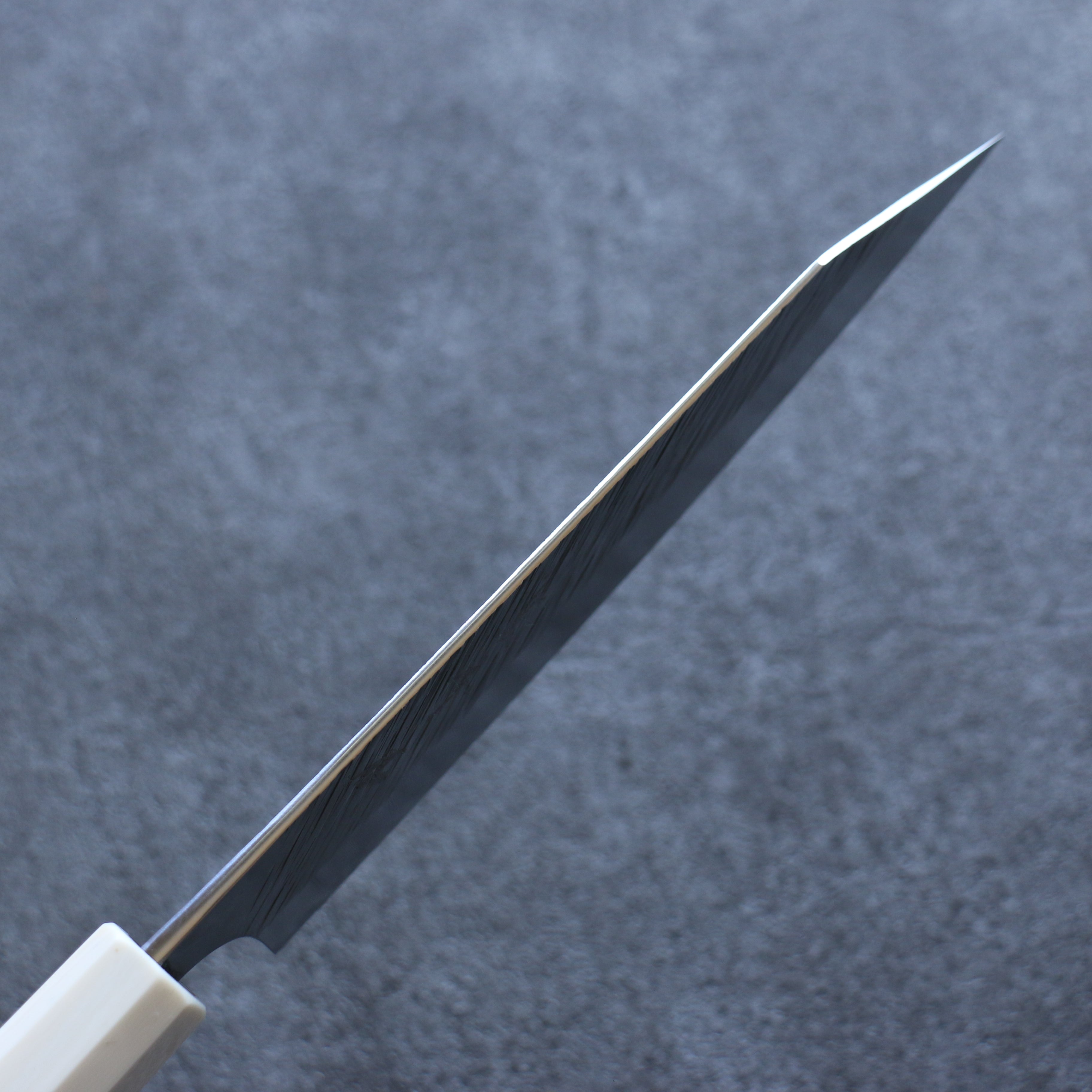 Yu Kurosaki Fujin SG2 Hammered Bunka 165mm Stabilized Birch Burl Handle - Seisuke Knife