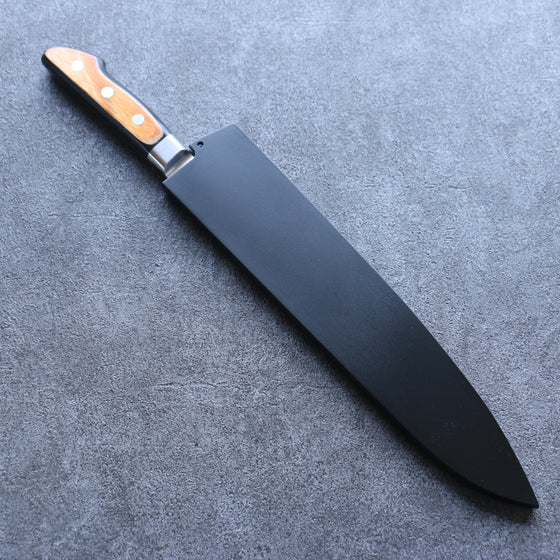 Black Magnolia Sheath for 270mm Gyuto with Plywood pin Kaneko - Seisuke Knife