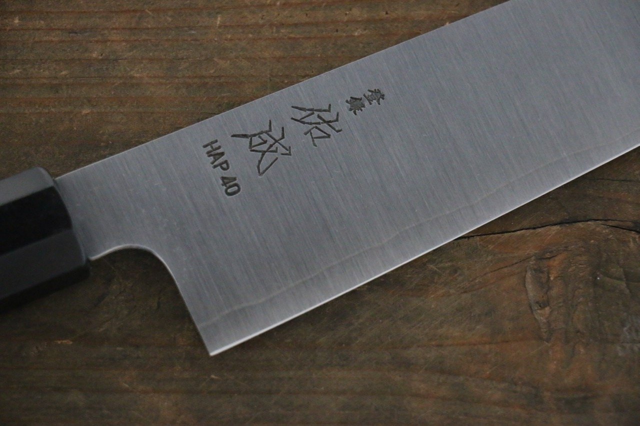 Sukenari HAP40 3 Layer Gyuto 210mm with Shitan Handle - Seisuke Knife