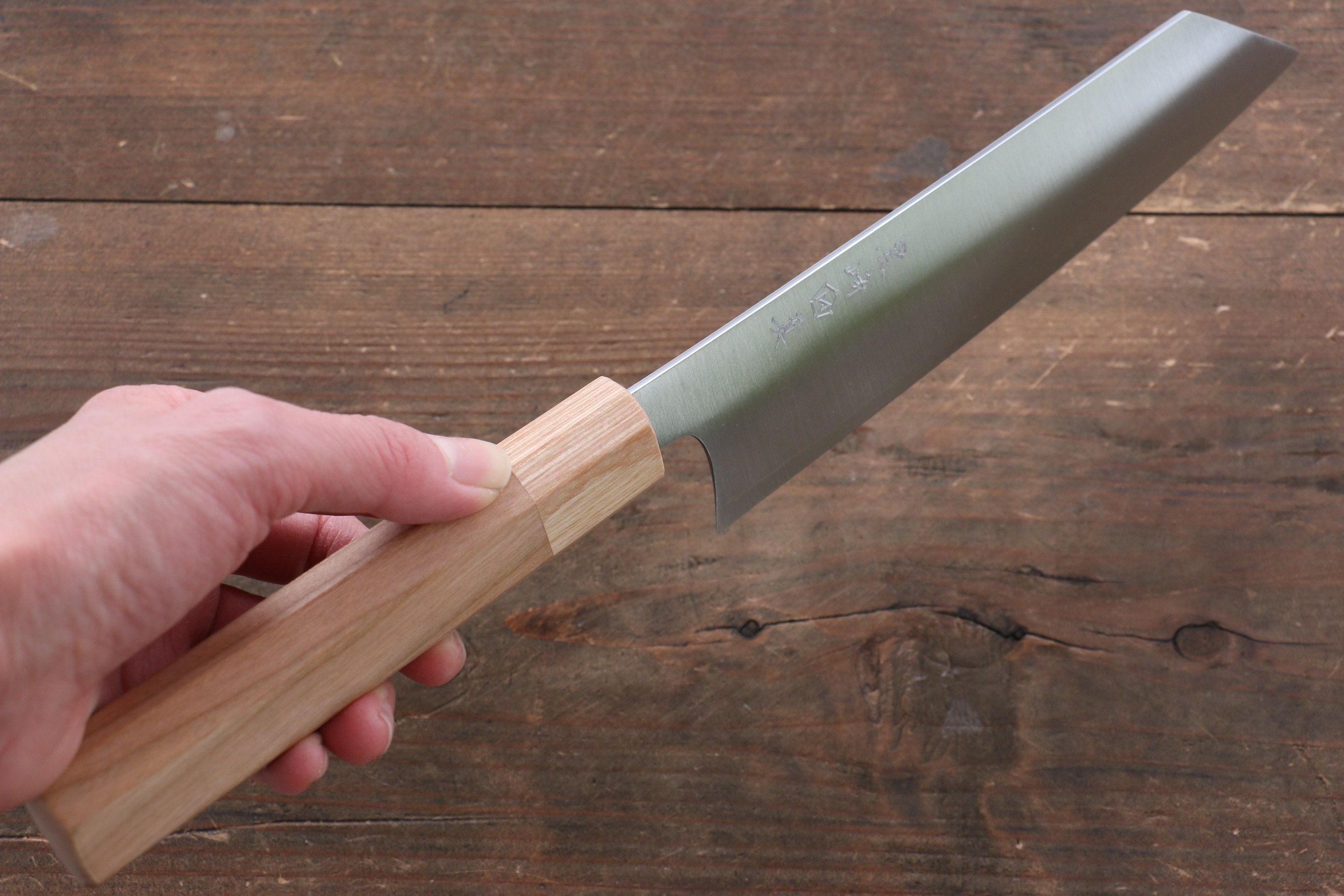 Makoto Kurosaki SG2 Bunka 180mm Cherry Wood Handle - Seisuke Knife
