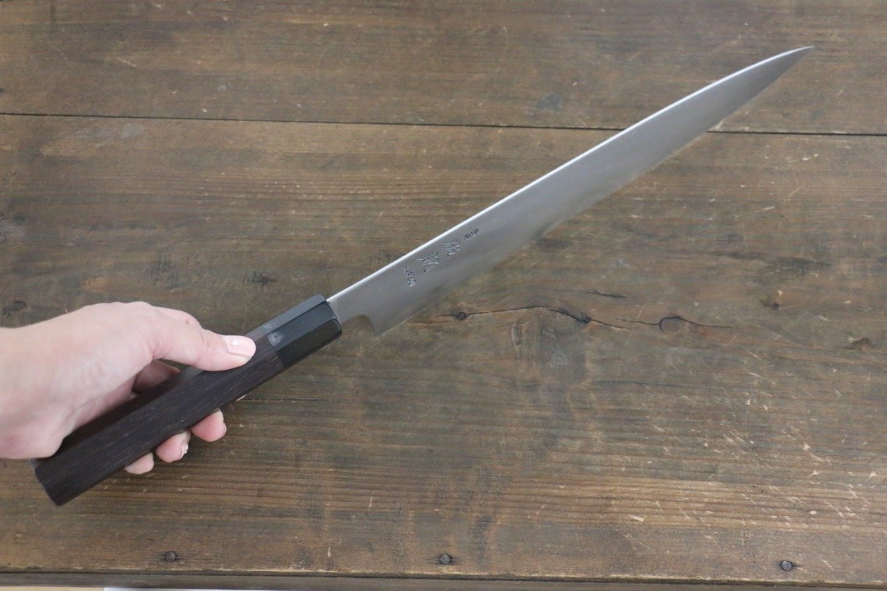 Sukenari HAP40 3 Layer Sujihiki 270mm with Shitan Handle - Seisuke Knife