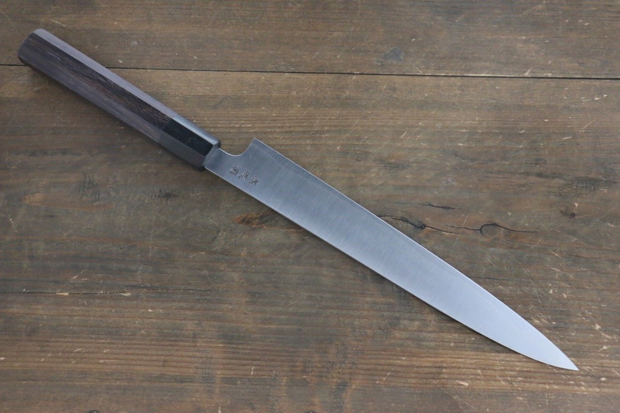 Sukenari HAP40 3 Layer Sujihiki 240mm Shitan Handle - Seisuke Knife