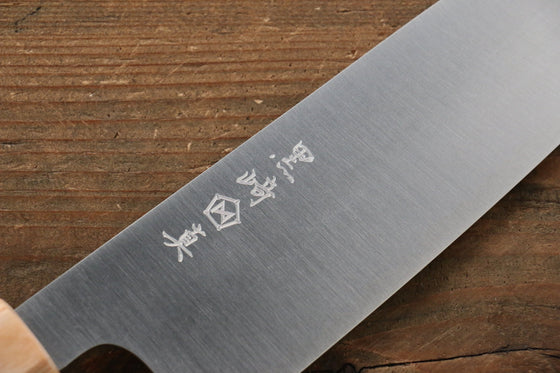Makoto Kurosaki SG2 Santoku 165mm Cherry Blossoms Handle - Seisuke Knife