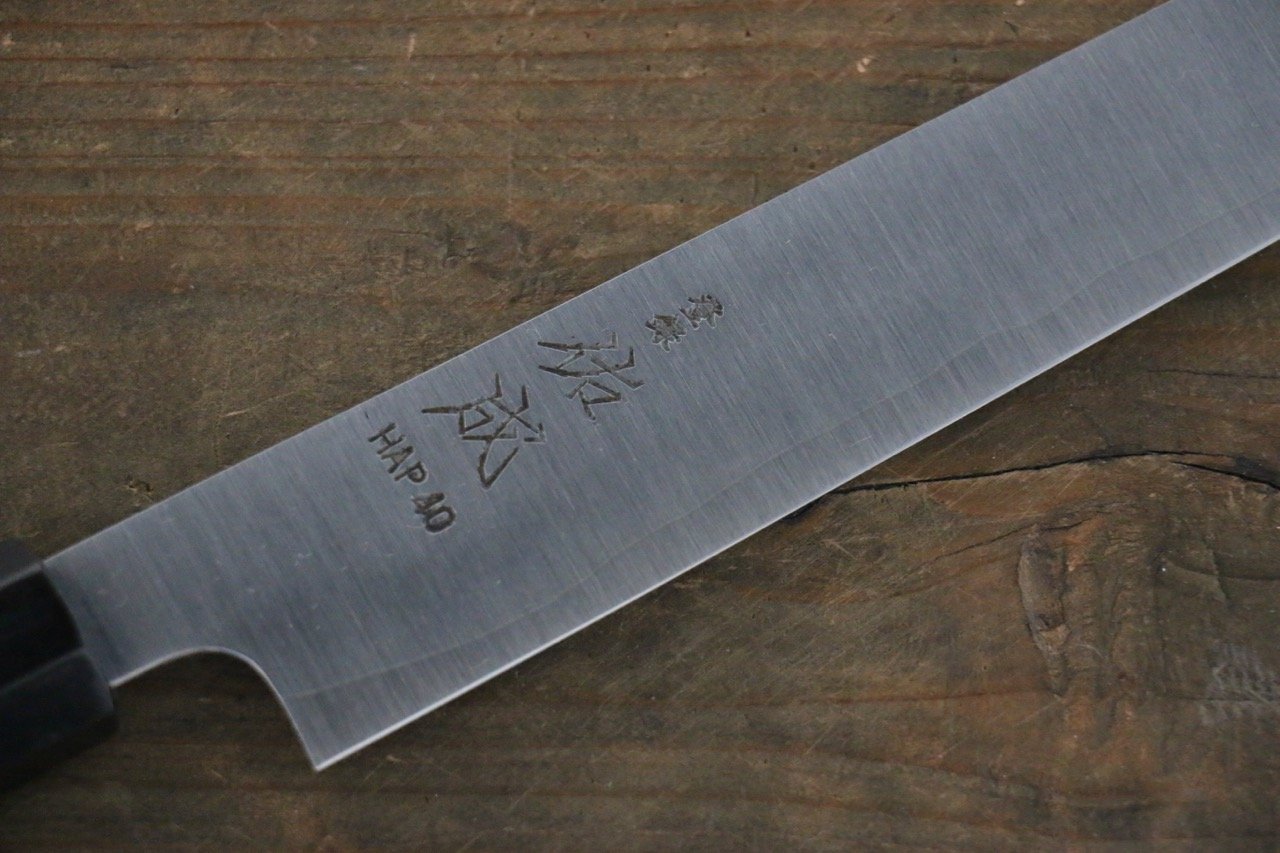 Sukenari HAP40 3 Layer Sujihiki 240mm Shitan Handle - Seisuke Knife