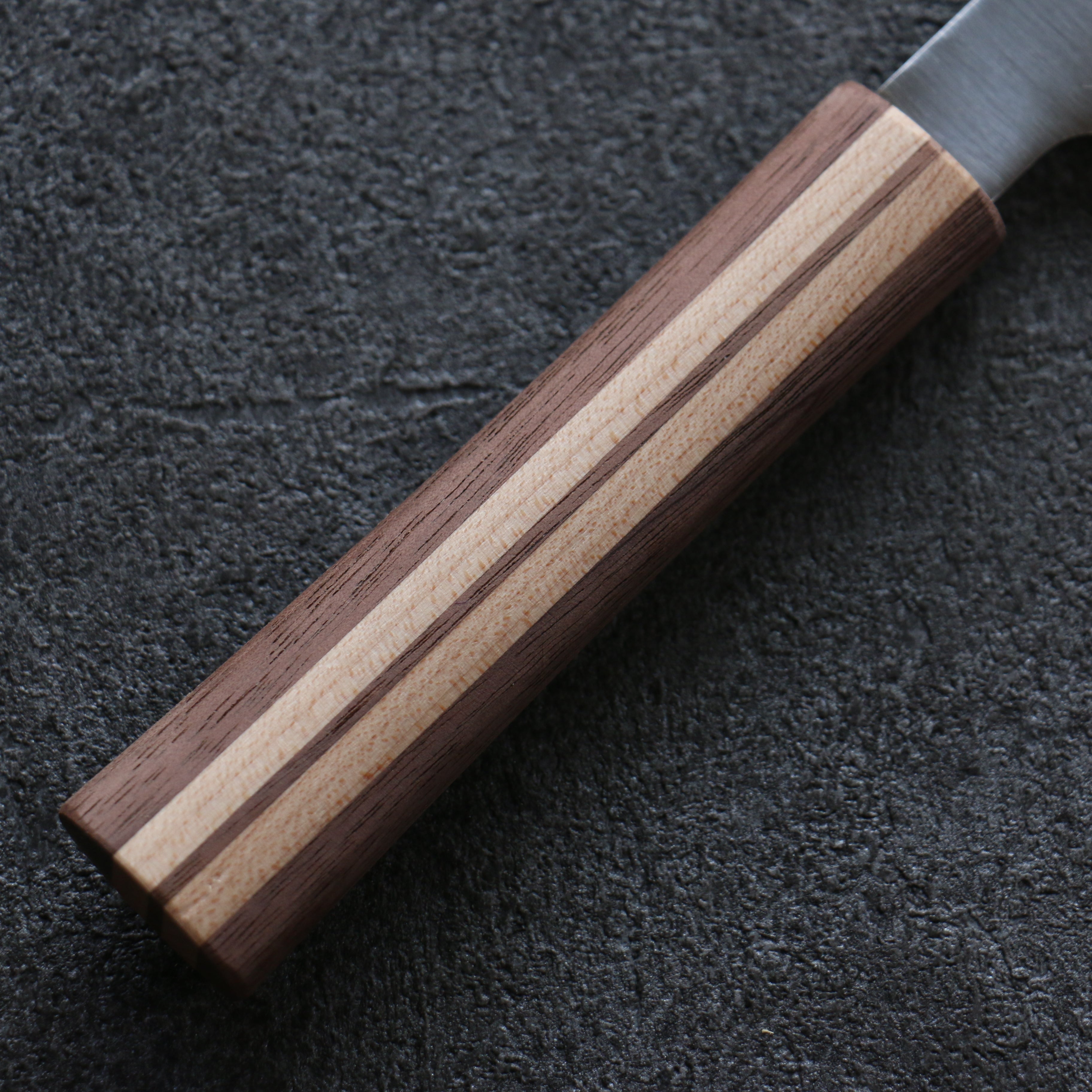 Shigeki Tanaka Majiro Silver Steel No.3 Petty-Utility 120mm Maple, Cherry, Walnut Handle - Seisuke Knife