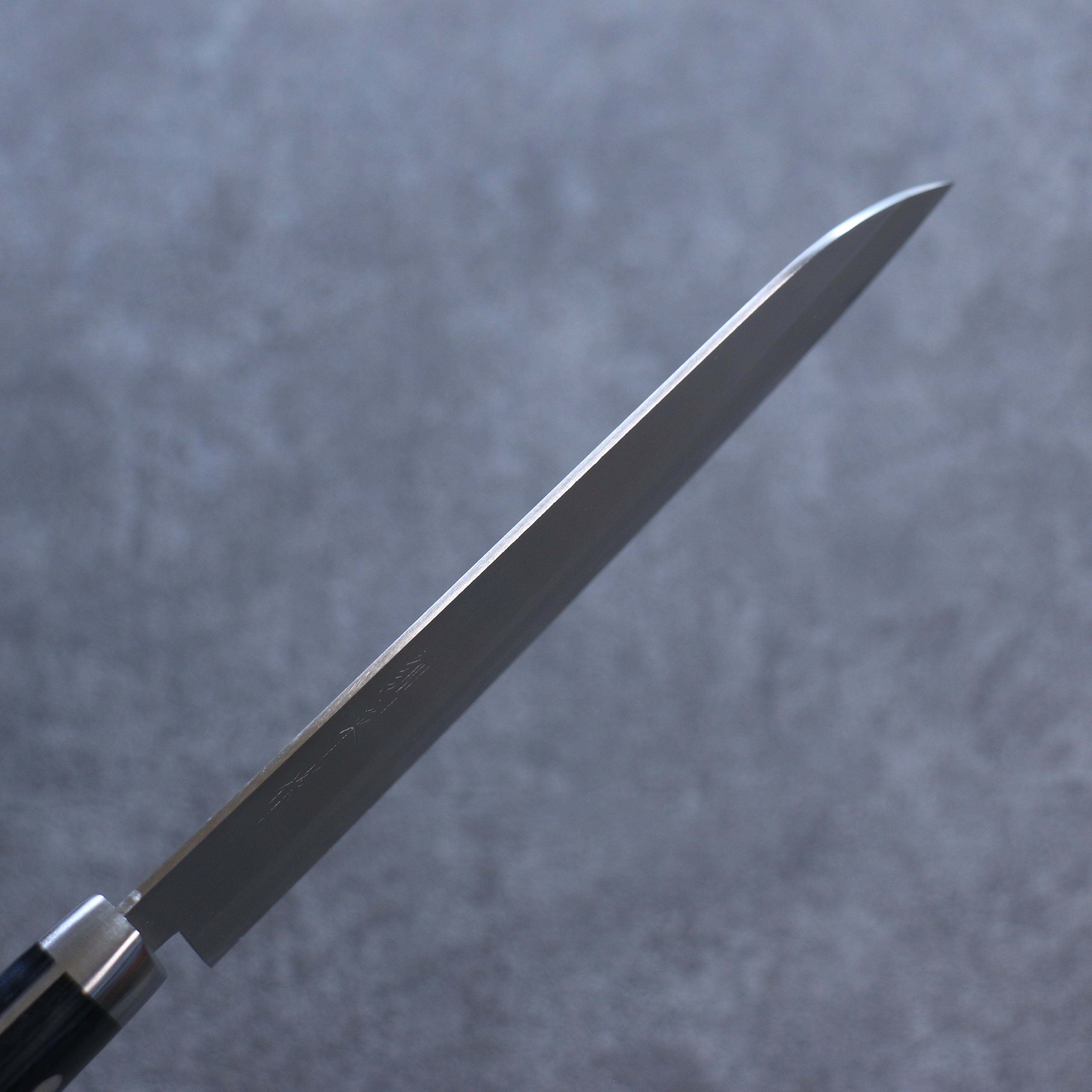 Kunihira VG1 Migaki Finished Santoku 170mm Navy blue Pakka wood Handle - Seisuke Knife