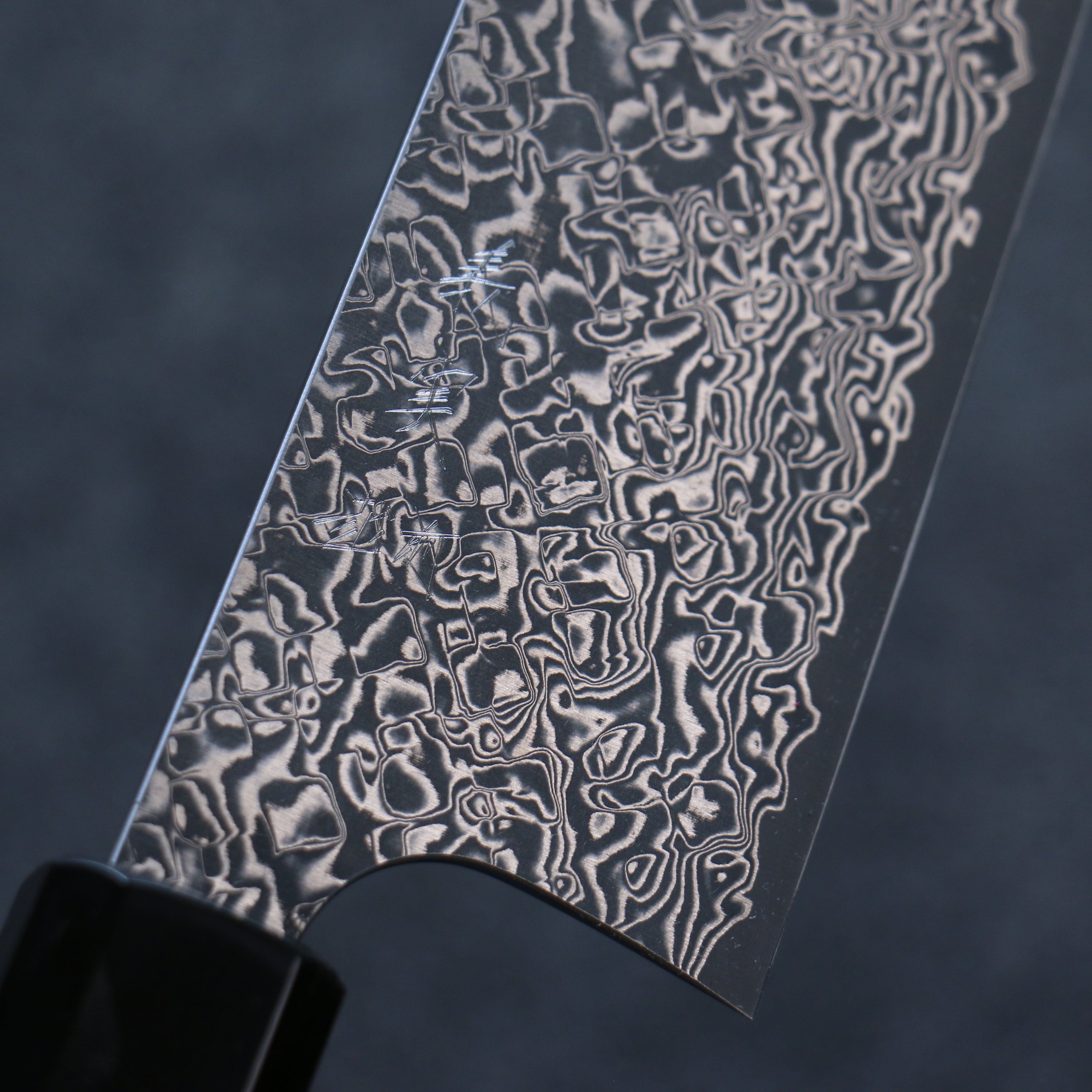 Yoshimi Kato VG10 Damascus Santoku 170mm Wenge Handle - Seisuke Knife