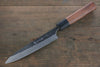 Yoshimi Kato Blue Super Clad Kurouchi Petty-Utility Japanese Chef Knife 150mm with Honduras Rosewood Handle - Seisuke Knife