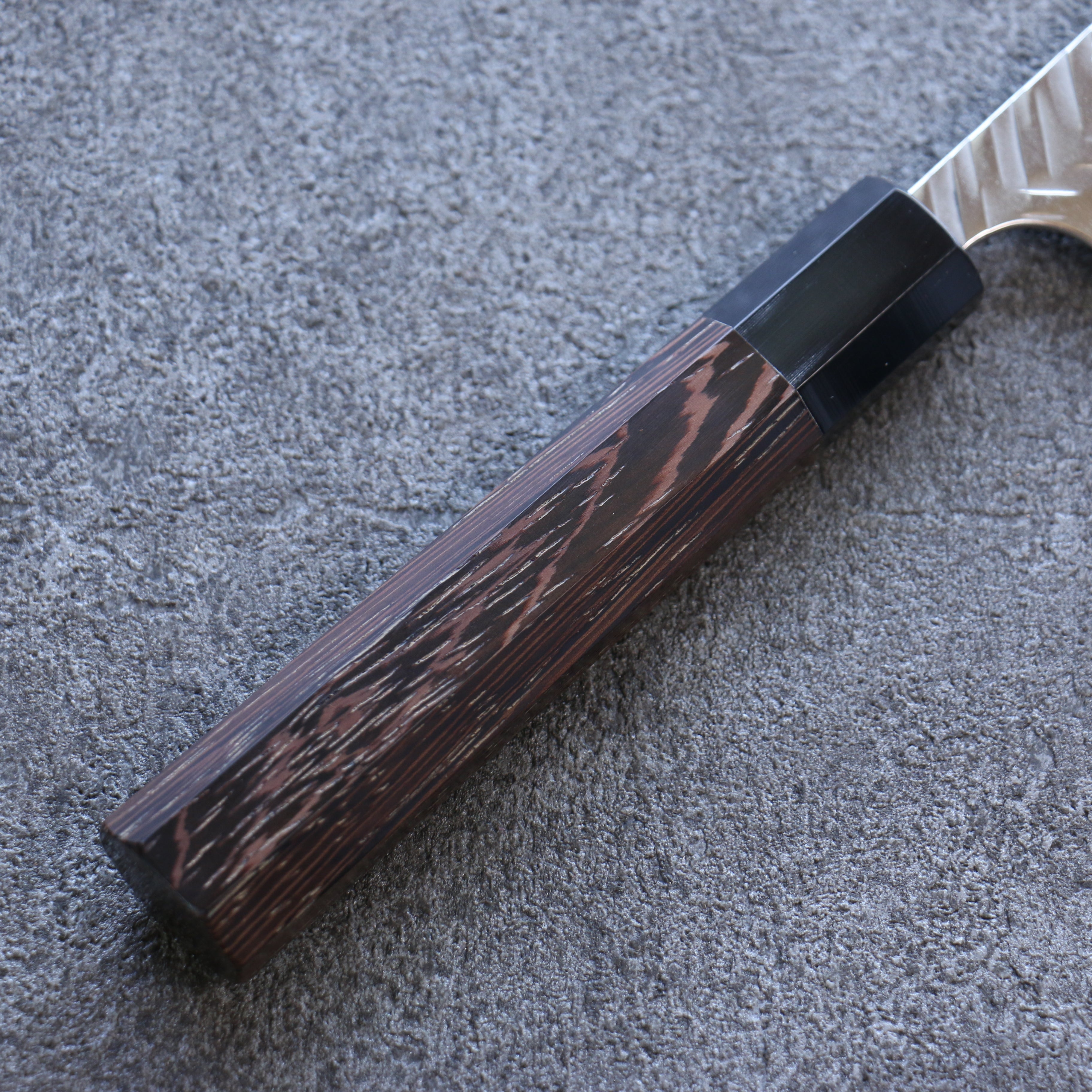 Yoshimi Kato SG2 Hammered ( V ) Petty-Utility 120mm Wenge Handle - Seisuke Knife