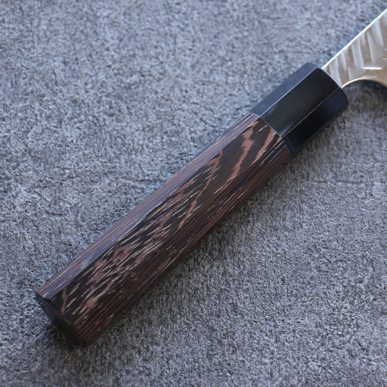 Yoshimi Kato SG2 Hammered ( V ) Petty-Utility 120mm Wenge Handle - Seisuke Knife
