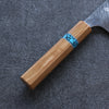 Yu Kurosaki Fujin SG2 Hammered Bunka 165mm Olive tree(ferrule: Turquoise) Handle - Seisuke Knife - Slide 4