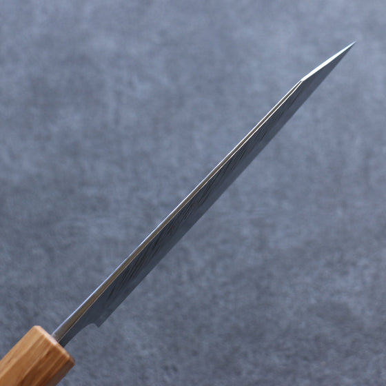 Yu Kurosaki Fujin SG2 Hammered Bunka 165mm Olive tree(ferrule: Turquoise) Handle - Seisuke Knife