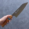 Yu Kurosaki Fujin SG2 Hammered Bunka 165mm Olive tree(ferrule: Turquoise) Handle - Seisuke Knife - Slide 6