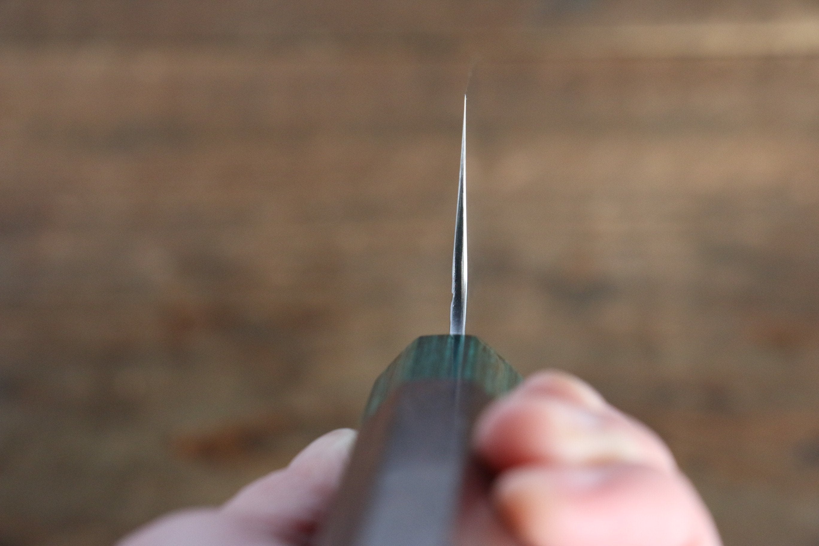 Yu Kurosaki Juhyo SG2 Hammered Santoku 165mm with Shitan Handle - Seisuke Knife