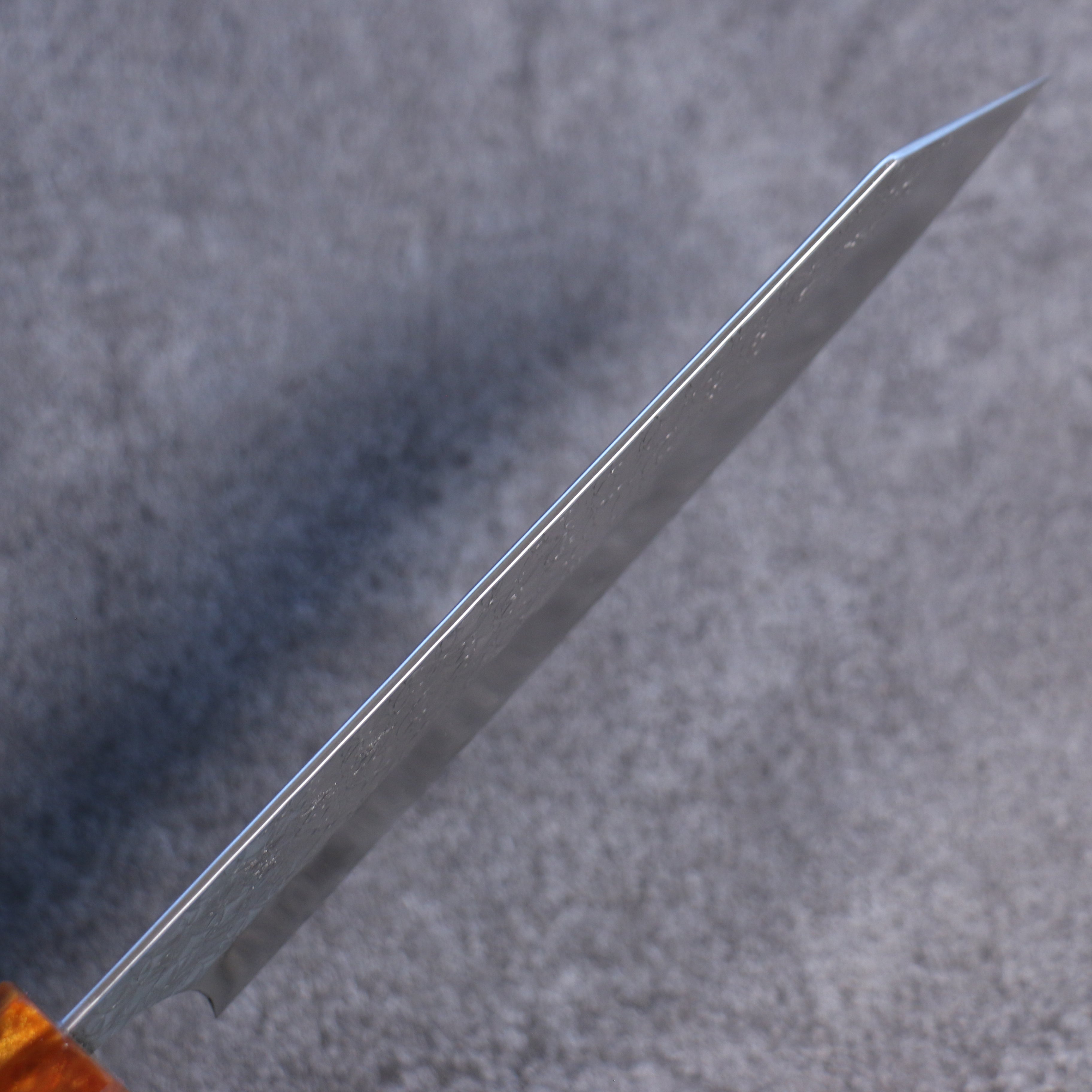 Yoshimi Kato Minamo SG2 Hammered Bunka 165mm Ebony Wood Handle - Seisuke Knife