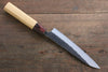 Yu Kurosaki Fujin Blue Super Hammered Petty-Utility 150mm Keyaki (Japanese Elm) Handle - Seisuke Knife